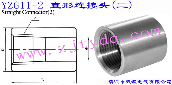 YZG11-2 ֱB^()Straight Connector 2